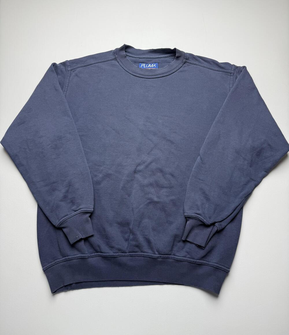 Vintage Pluma Russell Athletic Sweatshirt Mens Large Blue Fleece Pullover